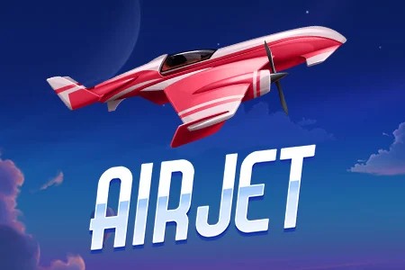 Logo of Air Jet from 100HP Gaming at BetOnRed Casino
