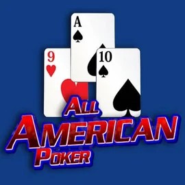 All American Poker slot logo by RTG (Reel Time Gaming) at BetOnRed CasinoAll American Poker