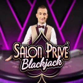Blackjack Salon Privé logo by Ezugi at BetOnRed Casino