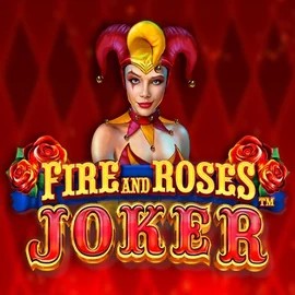 Fire and Roses Joker slot logo by Triple Edge Studios at BetOnRed CasinoFire and Roses Joker