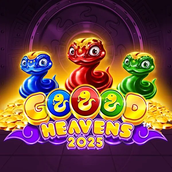 Goood Heavens slot logo by Rarestone Gaming at BetOnRed CasinoGoood Heavens