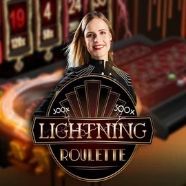 Lightning Roulette game by Evolution – logo hosted on BetOnRed Casino