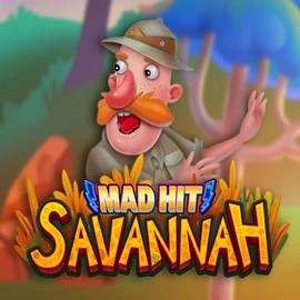 Mad Hit Savannah slot logo by RubyPlay at BetOnRed CasinoMad Hit Savannah