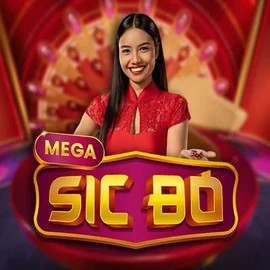 Mega Sic Bo slot icon by Pragmatic Play, available at BetOnRed Casino