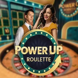 PowerUP Roulette logo – Live Casino by Pragmatic Play at BetOnRed Casino