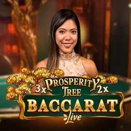 Prosperity Tree Baccarat slot icon by Evolution, available at BetOnRed Casino