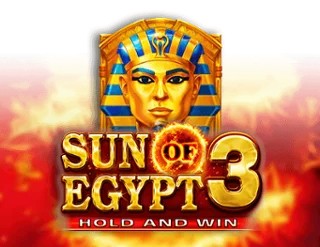 Sun of Egypt 3 slot logo by BNG at BetOnRed CasinoSun of Egypt 3