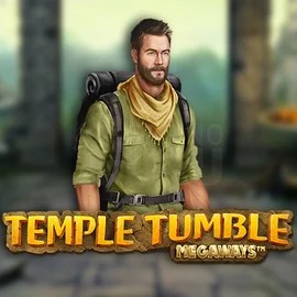 Temple Tumble Megaways slot logo by Relax Gaming at BetOnRed CasinoTemple Tumble Megaways